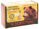 Патрон 12/70 КЗОиРС Пуля Полева - 6 33гр., коробка 10 шт.