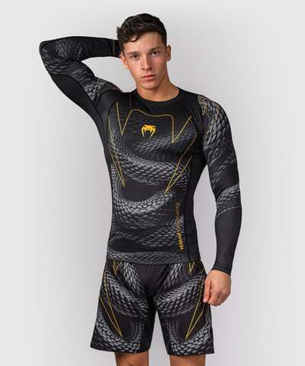 Рашгард Venum Matupa Black/Grey/Gold L/S