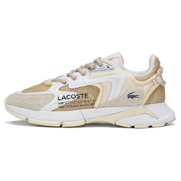 Lacoste French Crocodile 'White Brown'