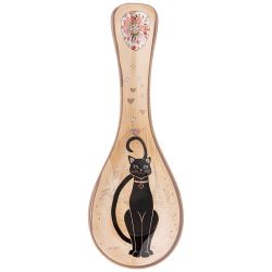 ПОДСТАВКА ПОД ЛОЖКУ AGNESS "ПАРИЖСКИЕ КОТЫ" 25*9*2,5 СМ (КОР=48ШТ.)