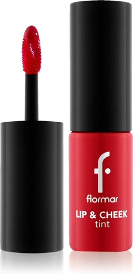 flormar Lip & Cheek Tint - Румяна для губ и щек оттенок 001 Scarlet Ruby, 6 ml