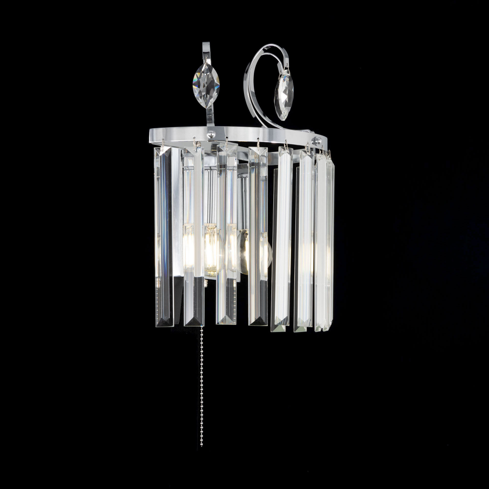 Citilux Инга CL335321 Бра хрустальное с выключателем Хром