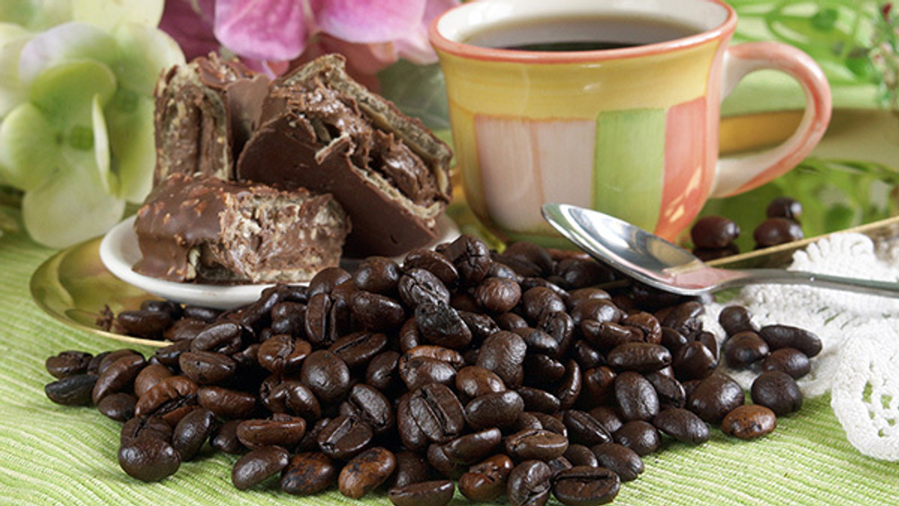 Кофе в зернах ароматизированный Santa Fe Пралине Арабика 1кг