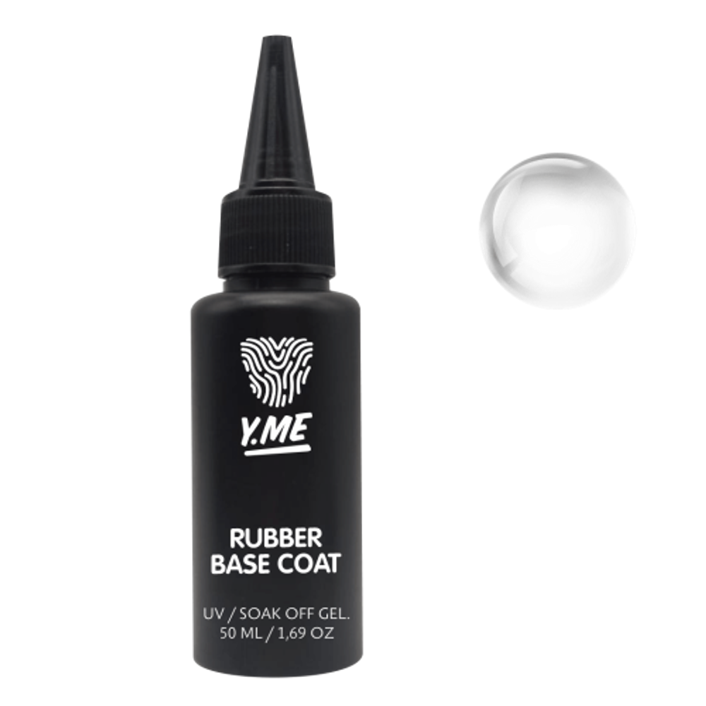 Y.me Rubber Base Coat (густая), 50 мл (баночка с носиком)
