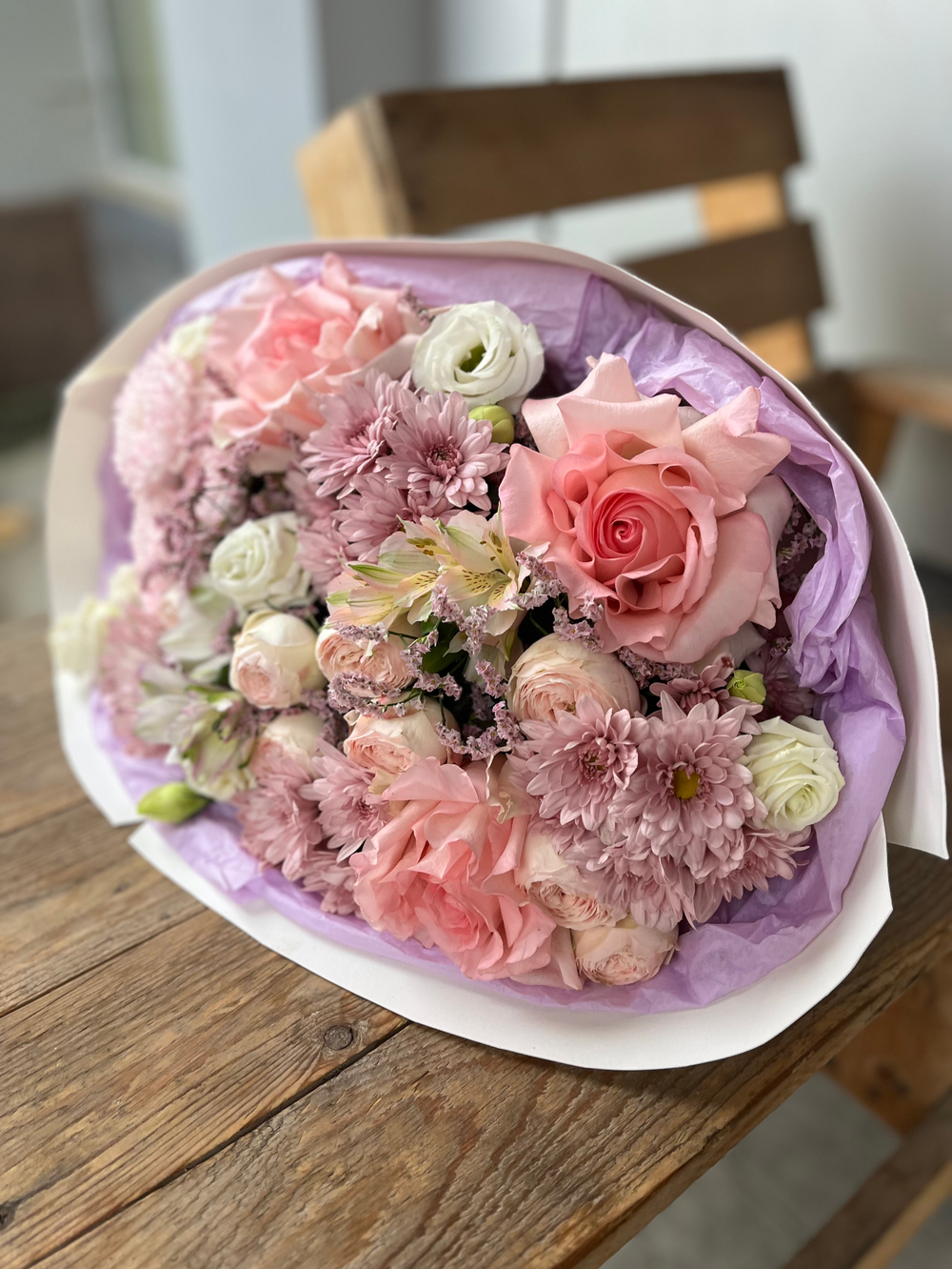 Букет «Лиловая нежность»