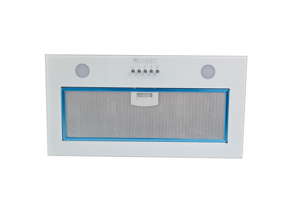 Встраиваемые вытяжки REEX BOX FIGH-52/650 Wh цвет бело, стекло