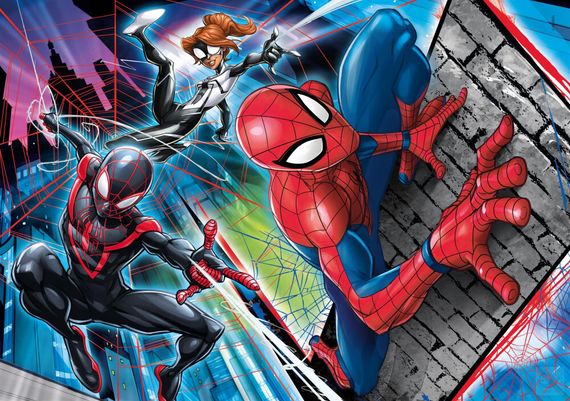 PUZZLE 104PCS SQUARE BOX SPIDER95030069