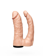 Двойная насадка для страпона LOVETOY Харнесс, телесная