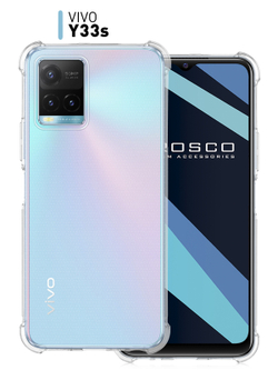 Чехол ROSCO для Vivo Y21;Vivo Y21s;Vivo Y33S оптом (арт. VV-Y33S-HARD-TPU-TRANSPARENT)
