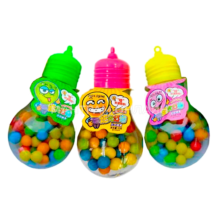 Драже хрустящие шарики в глазури Lamp Bulb вкус микс