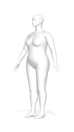 3D аватар манекена Моника