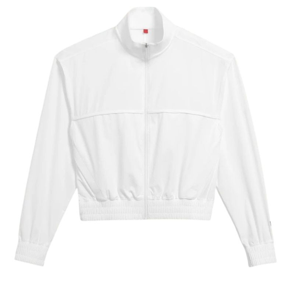 Женская Кофта теннисная Wilson Warm-Up Jacket - белый