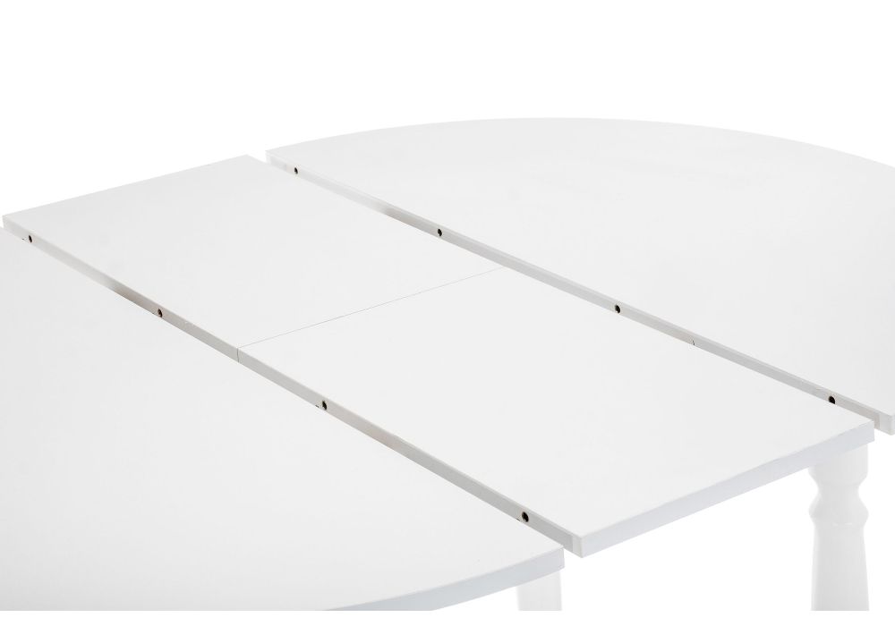 Стол Аттер 90(120)х90х73 белый