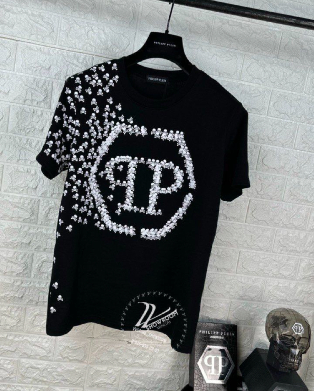 Футболка Philipp Plein Skull Monogram