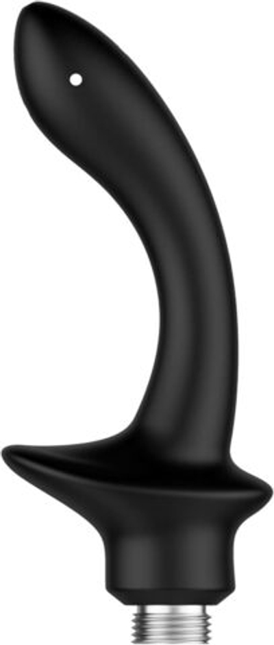 Набор из 2 насадок для анального душа Shower Douche Duo Kit Beginner (Цвет: черный)