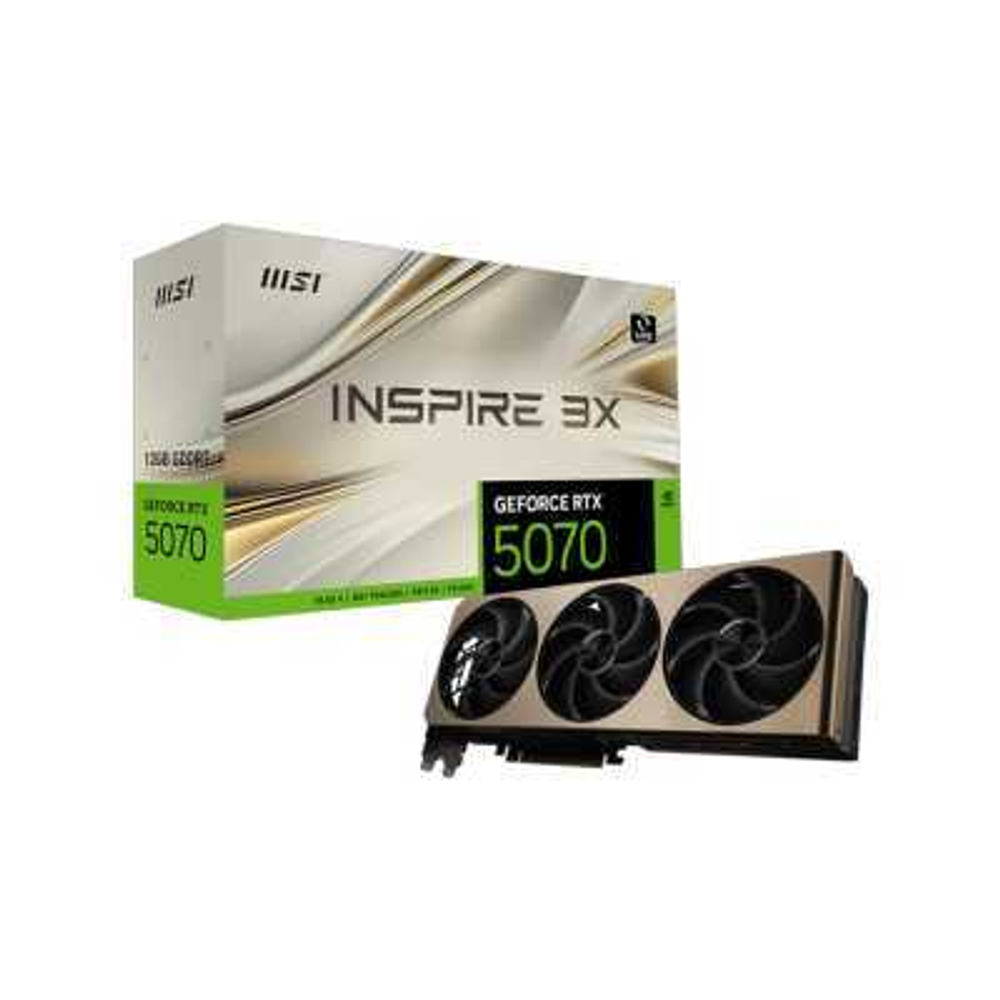 Видеокарта MSI nVidia GeForce RTX 5070 12G Inspire 3X