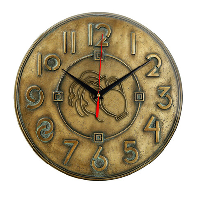 Часы настенные "Знаки зодиака.Медь" Водолей Декор для дома, подарок