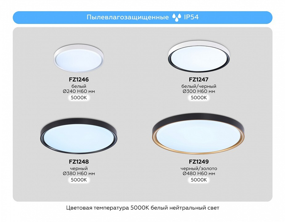 Накладной светильник Ambrella Light FZ FZ1249