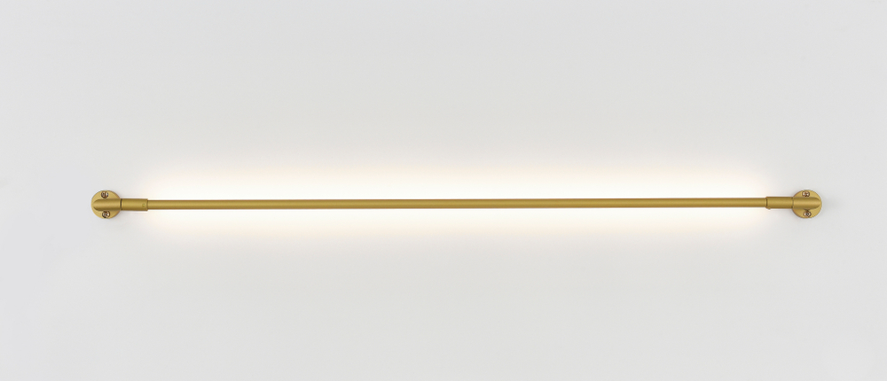 Led светильникк Scroll Line,  16Вт,  1440Лм,  4000К,  латунь