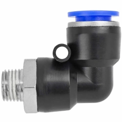 Фитинг угловой для пластиковых трубок 12мм с наружной резьбой 1/4'' Forsage F-SPL12-02