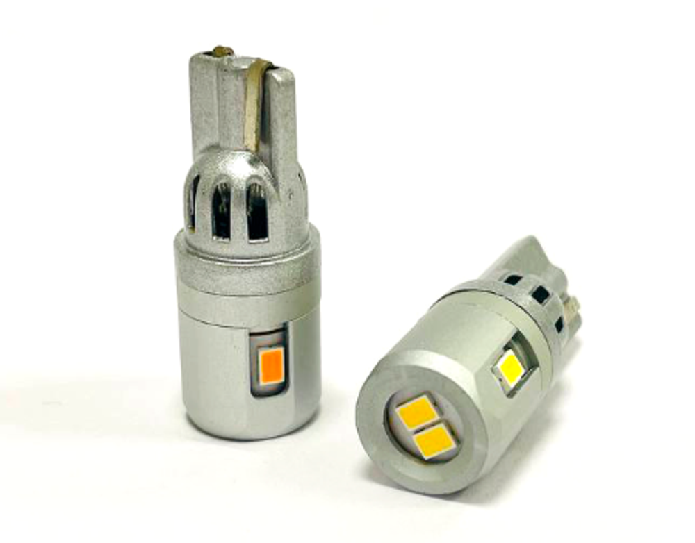 Светодиодная габаритная автолампа T10-4KG5 (белый), 1шт