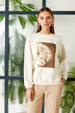 22628 Джемпер женский (молочный)
