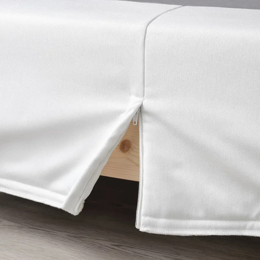 Каркас кровати - LYNGÖR / LYNGОR IKEA/ ЛЮНГЕРЬ ИКЕА, 140х200 см, белый