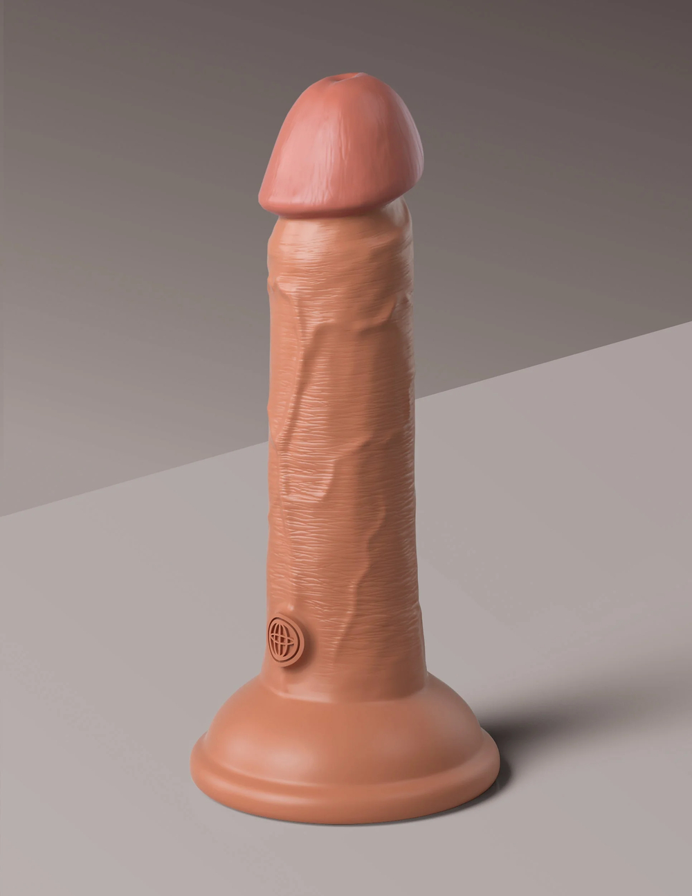 Вибратор KC Elite 6" Vibrating Silicone Dong - Tan Pipedream 577622PD