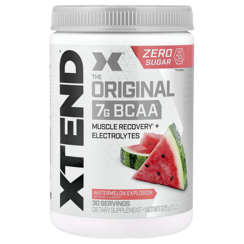 XTEND, 7 г аминокислот с разветвленной цепью (BCAA), со вкусом арбуза, 375 г (13,2 унции)