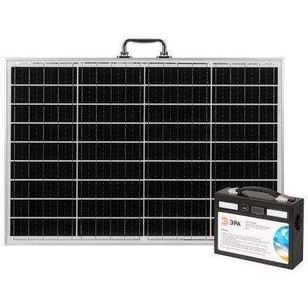 Электростанция портативная солнечная 400Вт 54000мАч Li-ion солнечная панель 50Вт ERAZS-02 (комплект) ЭРА Б0062849