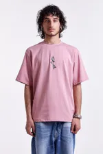 Футболка Гербарий Клевер пудра