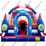 Коммерческий надувной батут "Новая ракета" 6*4.5*6 м