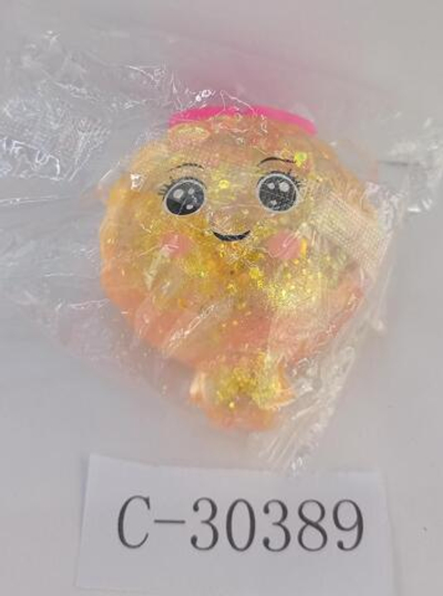 Мякиш с блестками сказочное животное, 4 цвета , с-30389