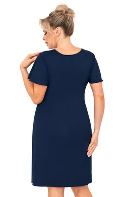 Melania nightdress plus Dark blue