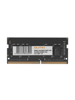 QUMO DDR4 SODIMM 16GB QUM4S-16G3200N22 PC4-25600, 3200MHz OEM/RTL