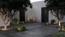 Уличный грунтовый светодиодный светильник Maytoni Bern O050FL-L2GF3K