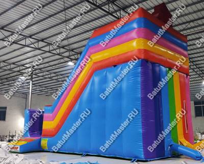 Надувная горка "В гостях у клоуна" 6,5*3*4 м