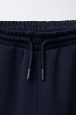 ZARA СПОРТИВНЫЕ БРЮКИ-ДЖОГГЕРЫ, НЕФТЯНОЙ