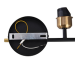 8359/1W CLASSI медь/черный/белый, металл/текстиль Бра E27 60W 240V CLAUDI