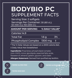 BodyBio PC (Phosphatidylcholine) 60