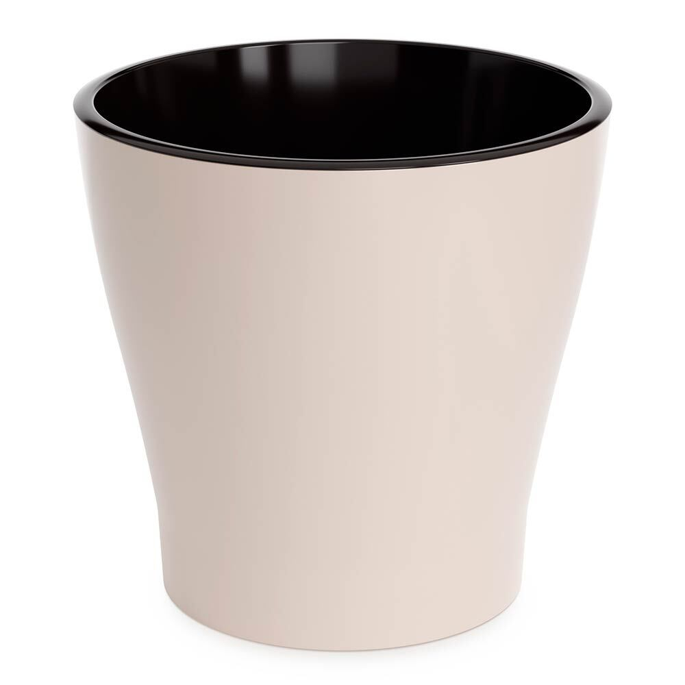 Горшок цветочный Лея 10л двойной, бежевый