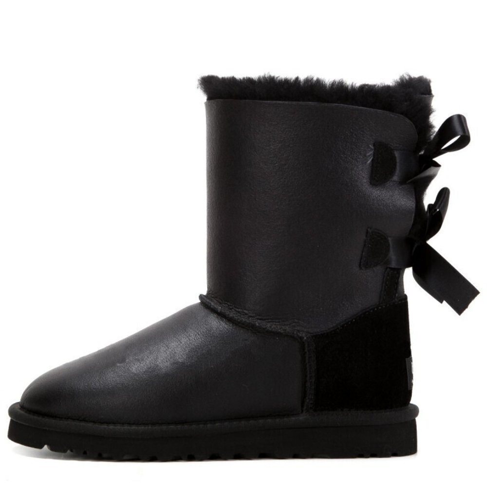 Угги Bailey Bow Metallic Black