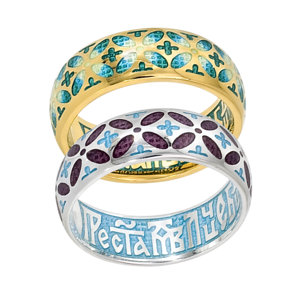 Кольцо "Молитва к Богородице" Кольцо "Молитва к Богородице"