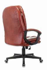 Кресло руководителя Бюрократ CH-868N коричневый Boroko-37 эко.кожа крестов. пластик