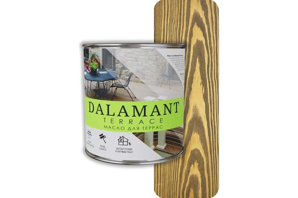 Масло для террас Dalamant Terrace орех