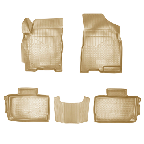 Ковры в салон Norplast/Unidec для Chery Tiggo II (2017-)Полиуретан,Бежевый, арт.NPA11-C11-710-B