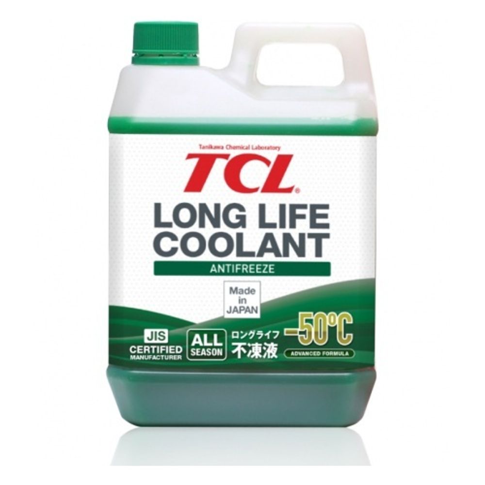 Жидкость охлаждающая зеленая  TCL &quot;Long Life Coolant Green&quot;, -50* 2 л