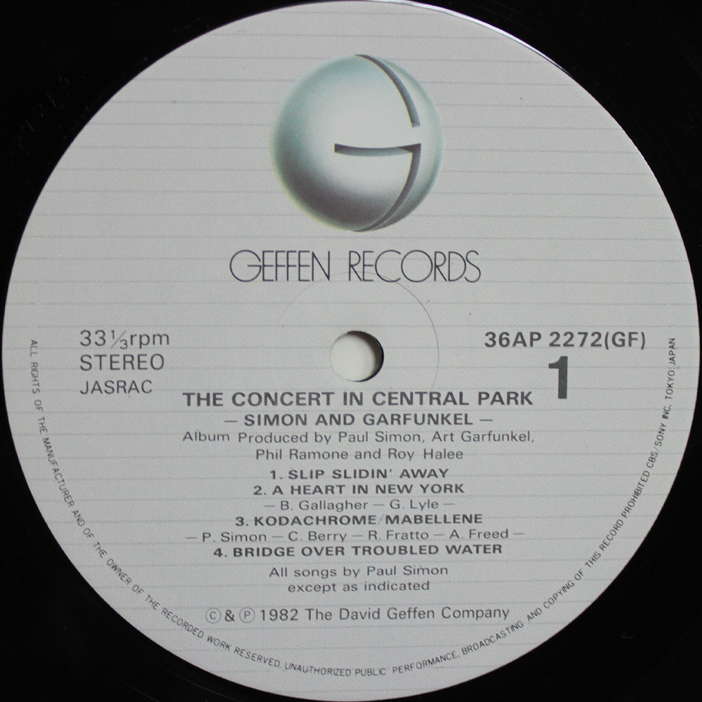 Simon & Garfunkel / The Concert In Central Park (2LP)