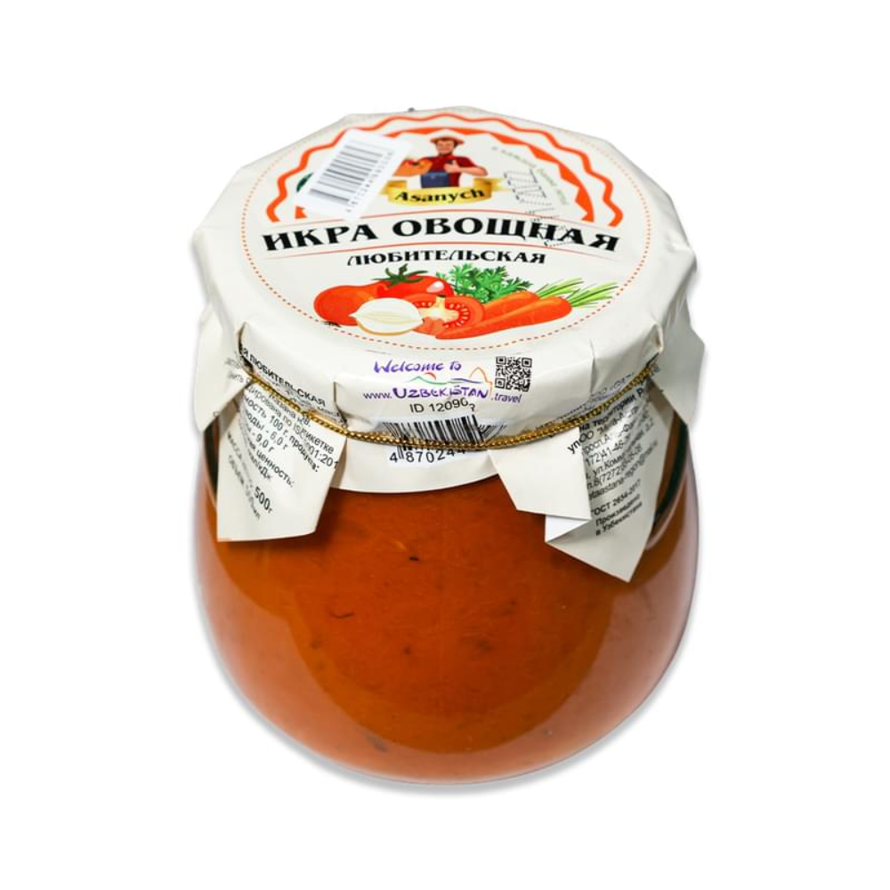 Икра овощная Asanych любительская 500 мл