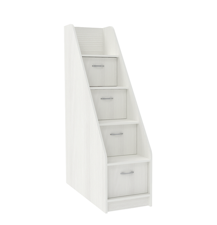 Лестница-комод КарИВи ФК Белое Дерево